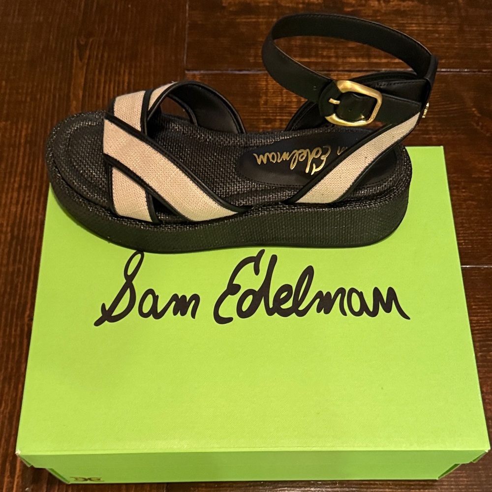 Nylie Platform Ankle Strap Sandal by Sam Edelman